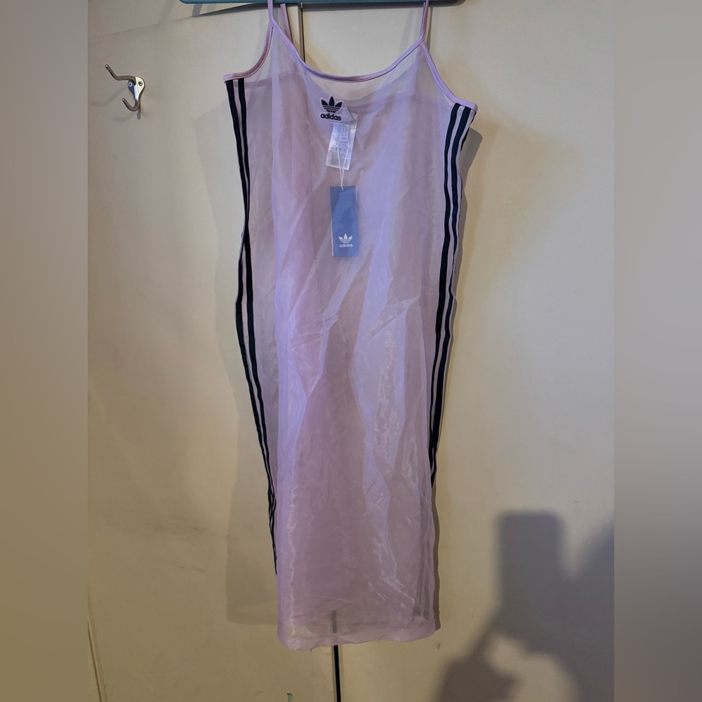 Adidas Light Pink Mesh Top